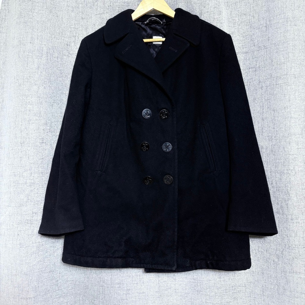 Vintage Wool Peacoat Women 18L Sterlingwear of Boston Military Issued US navy